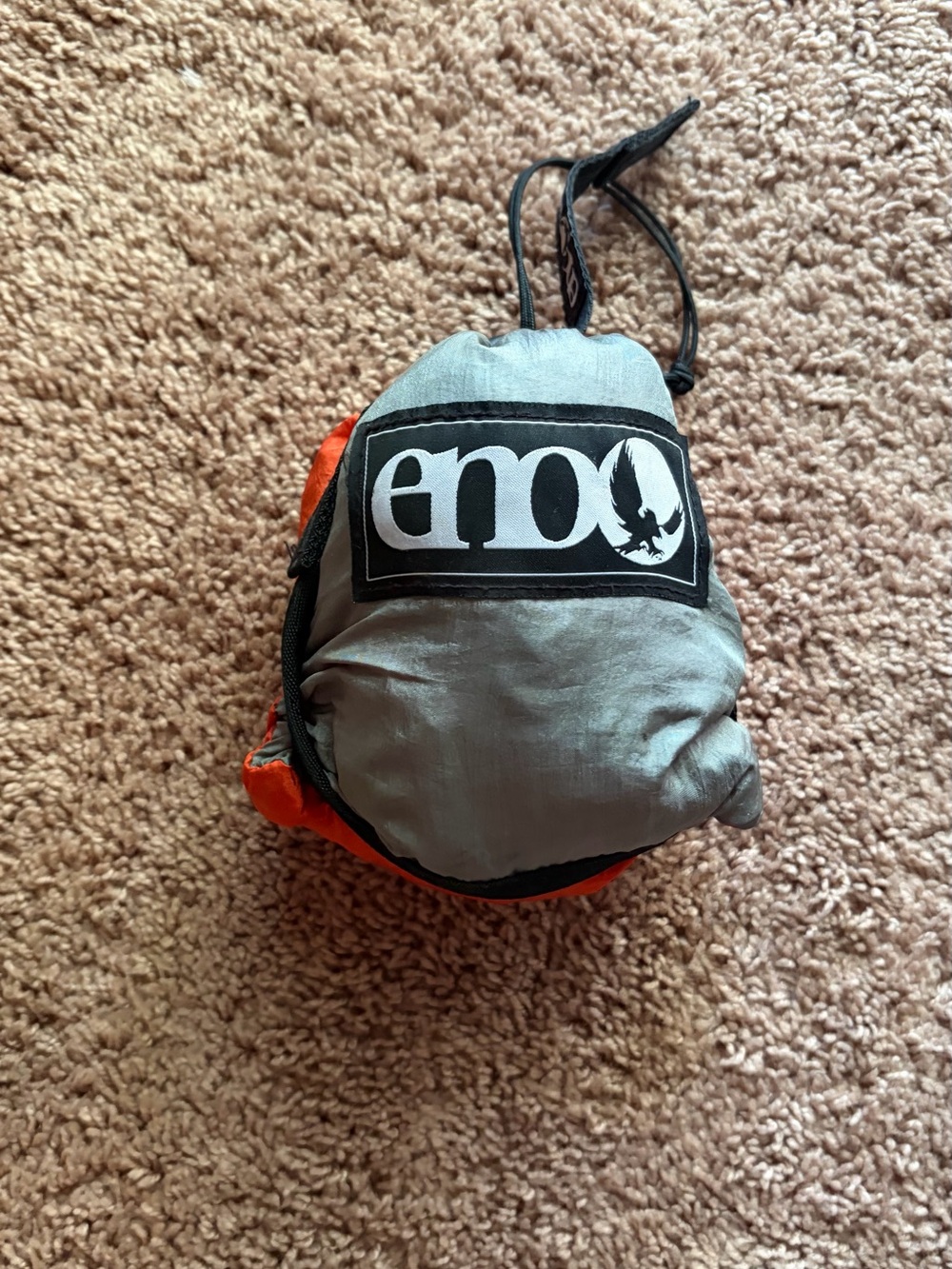 ENO Packable Single Person Hammock — Gray and Orange